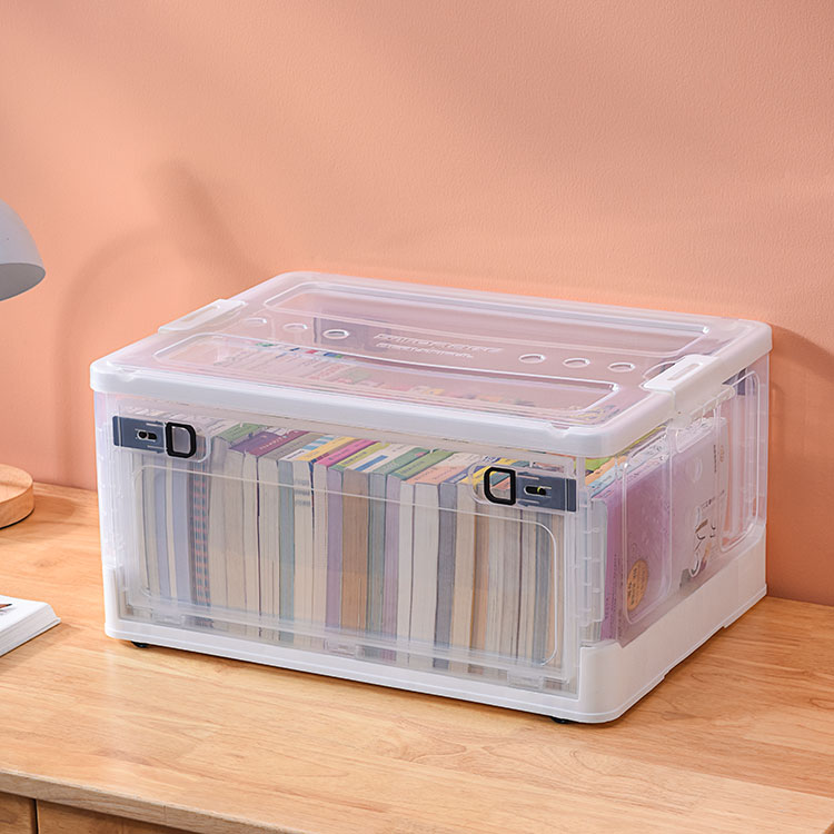 Diferentes tipos de caja de almacenamiento de plástico plegable transparente para la personalización de diferentes clientes