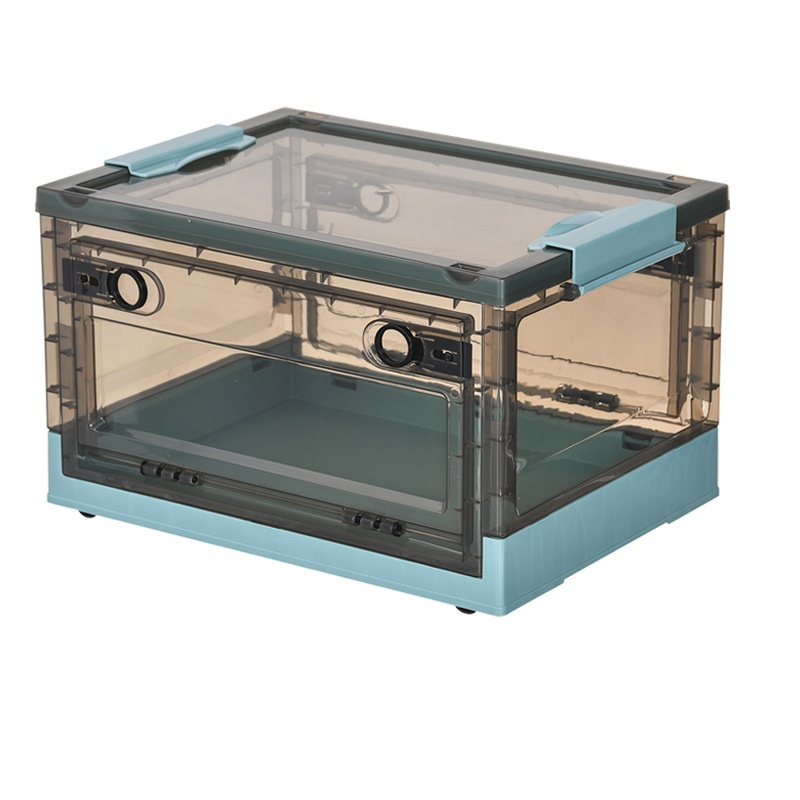 Caja de almacenamiento de plástico plegable de tawny