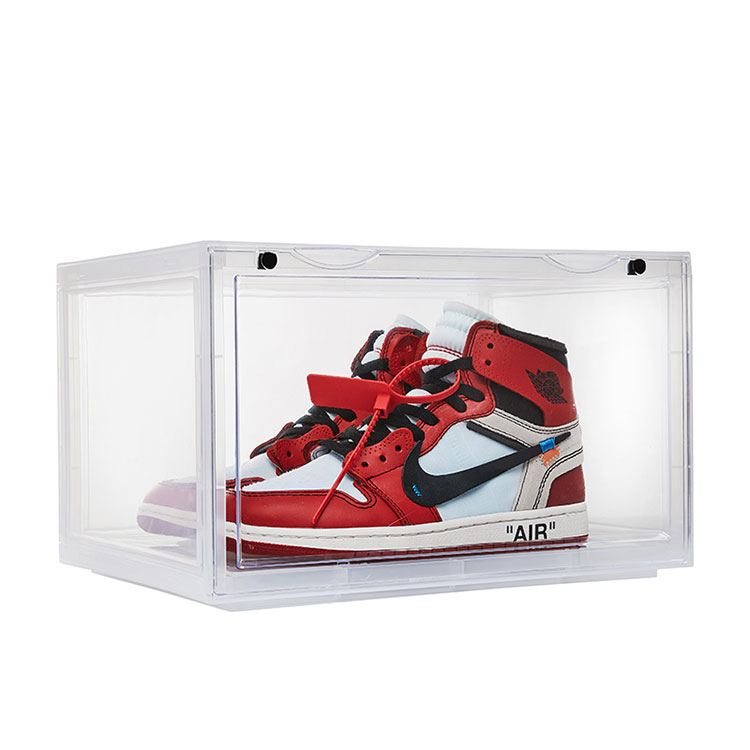 Gabinete de zapato simple transparente
